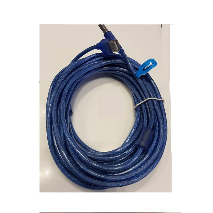 کابل افزایش طول 10 متری USB آبی شیلد دار Oscar